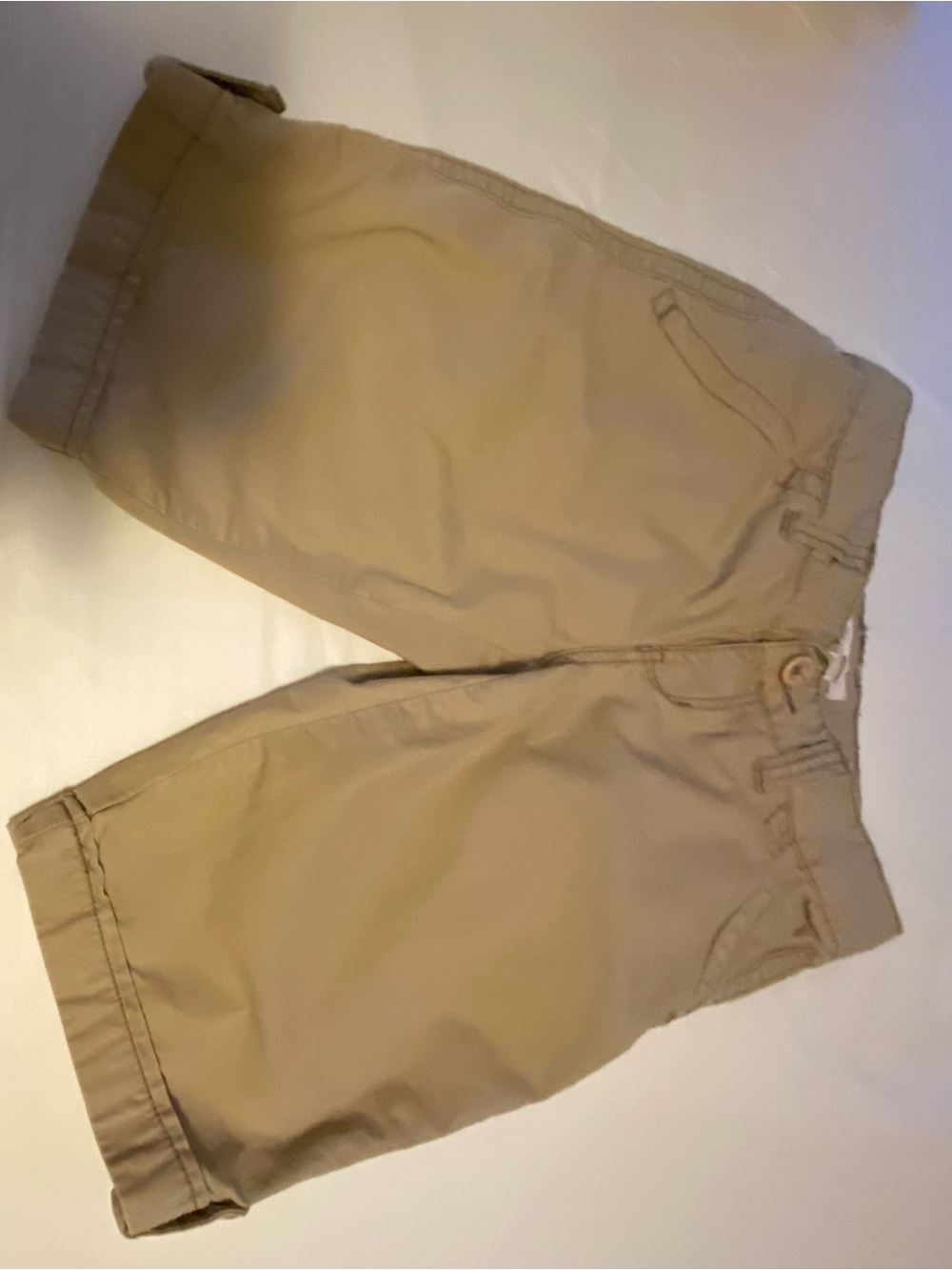 Aeropostale girls Khaki Flat-Front Shorts